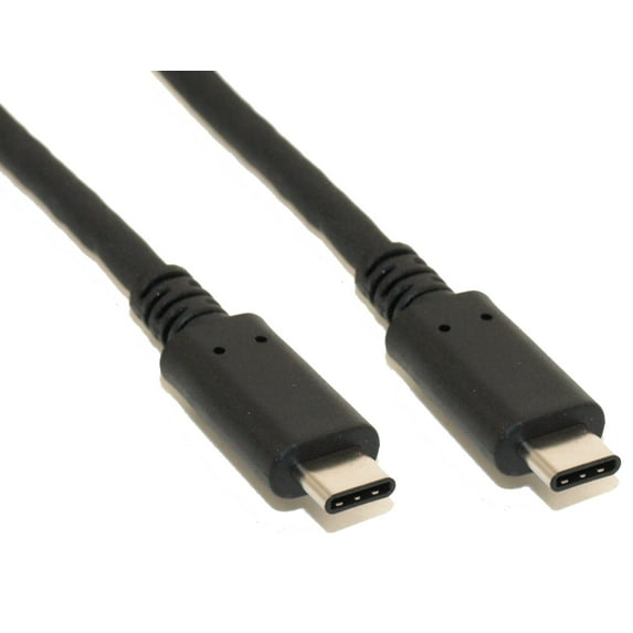 3ft USB 3.2 Gen 2 Type-C Male/Male Cable, PD to 100W/5A, 10Gbps Black