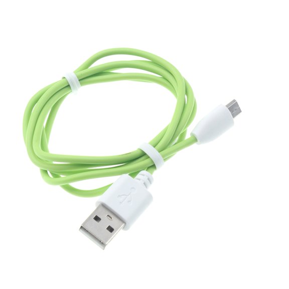 3ft USB Cable for Arlo Pro / Pro 2 Security Cameras - MicroUSB Charger Cord Power Wire Sync Fast Charge Green Compatible With Arlo Pro and Pro 2 Models