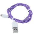 thumbnail image 1 of 3ft USB Cable for Arlo Pro / Pro 2 Security Cameras - MicroUSB Charger Cord Power Wire Sync Fast Charge Purple Compatible With Arlo Pro and Pro 2 Models, 1 of 4