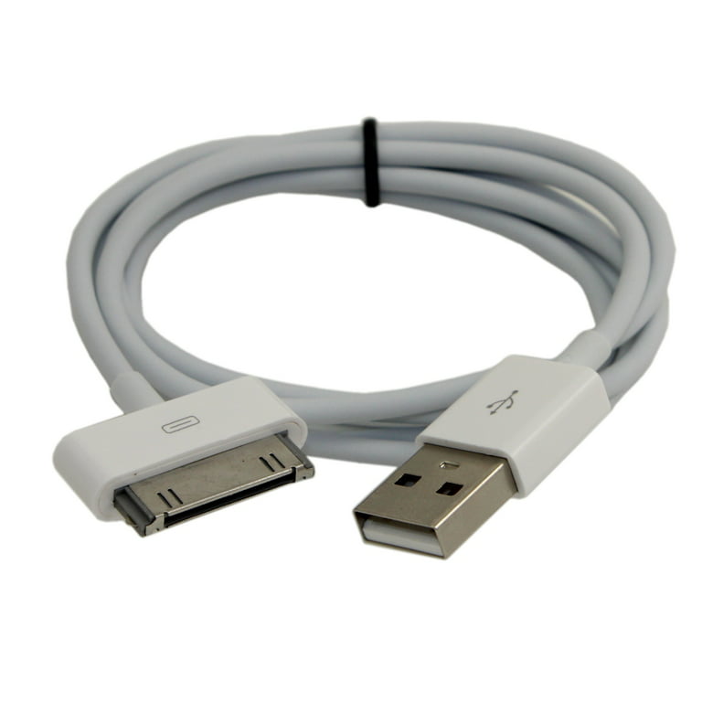 sarmert Cable de carga USB de 30 pines certificado por Apple, cable de  carga USB de 4.0 pies compatible con iPhone 4 4S 3G 3GS iPad 1 2 3 iPod  Touch