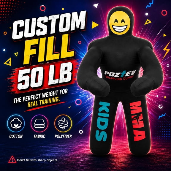 3ft Unfilled Wrestling Dummy for Kids MMA Jiu Jitsu Training