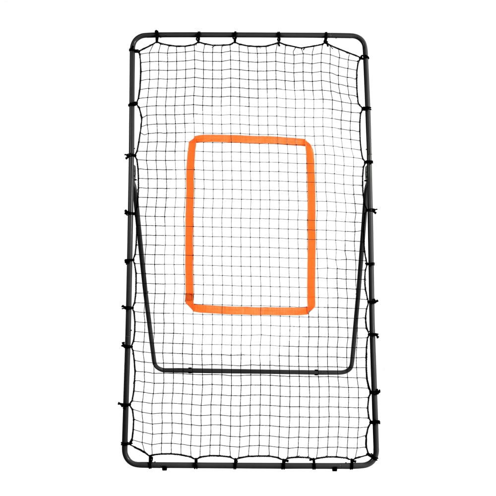 3ft Volleyball Rebound Net, 5 Adjustable Rebound Angles, Portable Throwing Partner for Volleyball Practice, Designed for Backyard Skill Development (Black)