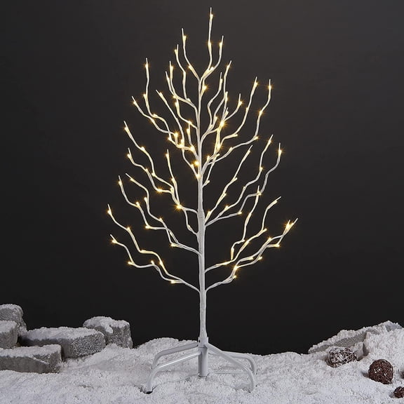 3ft White Star Tree Light Holiday Decoration