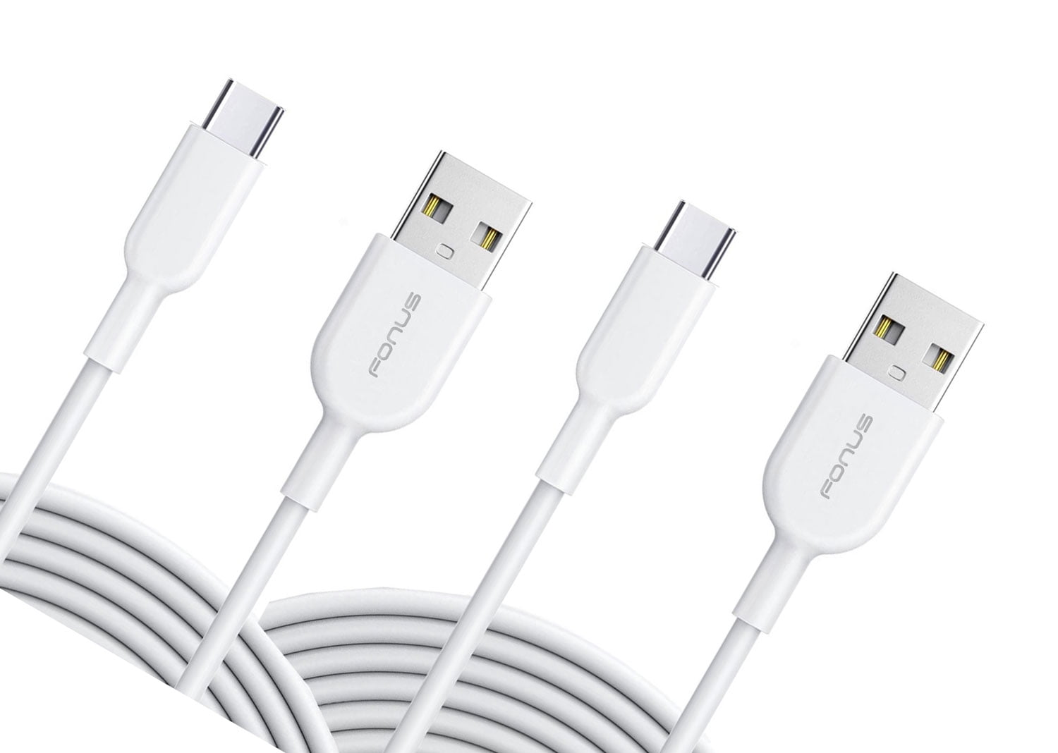 3ft and 6ft Long USB-C Cables for Samsung Galaxy XCover6 Pro/Xcover7/XCover7 Pro - Fast Charge TYPE-C Cord Power Wire Data Sync High Speed