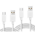 thumbnail image 1 of 3ft and 6ft Long USB-C Cables for T-Mobile REVVL 6x/Pro 5G - TYPE-C Cord Power Wire Data Sync Charging Cord A1Z for REVVL 6x, 6x Pro 5G Phones, 1 of 6