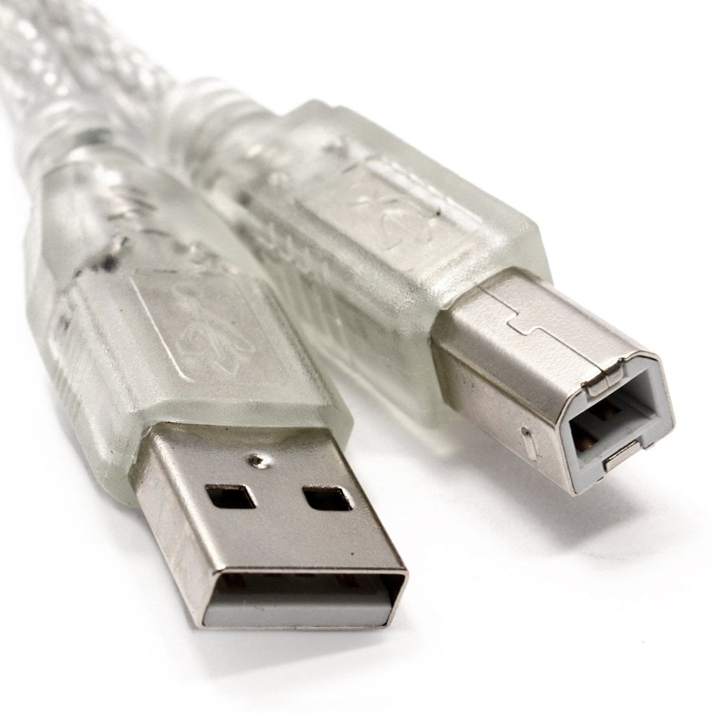 INECK® Câble Imprimante USB 3M USB 2.0 Câble Scanner d'Imprimante USB A  vers USB B Mâle à Mâle Câble Printer Pour HP, Canon, Dell, Lexmark, Epson,  Xerox, Samsung et Autres ¿ Noir