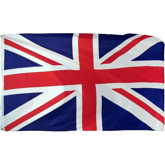 Online Stores United Kingdom Printed Polyester Flag, 3 by 5-Feet