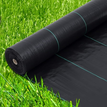 3ftx300ft Weed Barrier Landscape Fabric Heavy Duty, 3.24oz Weed Barrier Fabric, Easy Setup Woven Garden Weed Fabric Landscaping Fabric