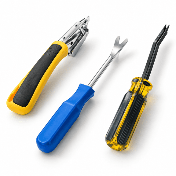 3heavy Duty Upholstery And Construction Staple Remover With Tack Puller Tool Carpet For Removings Staples Tacksniture Floor Photo