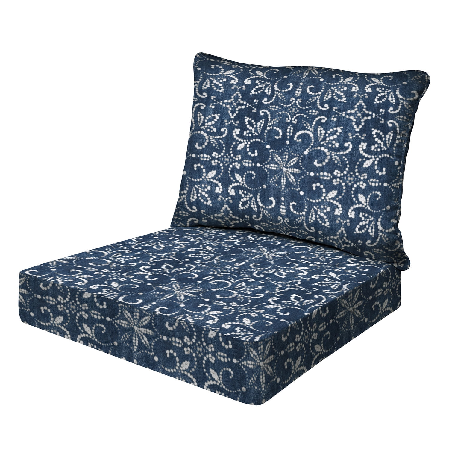 Boheme Indigo Blue Deep Seating Outdoor Cushion Set