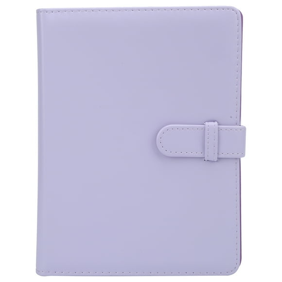 3in 128 Pockets PU Universal Digital Photo Album Business Card Holder for Polaroid MiniPurple