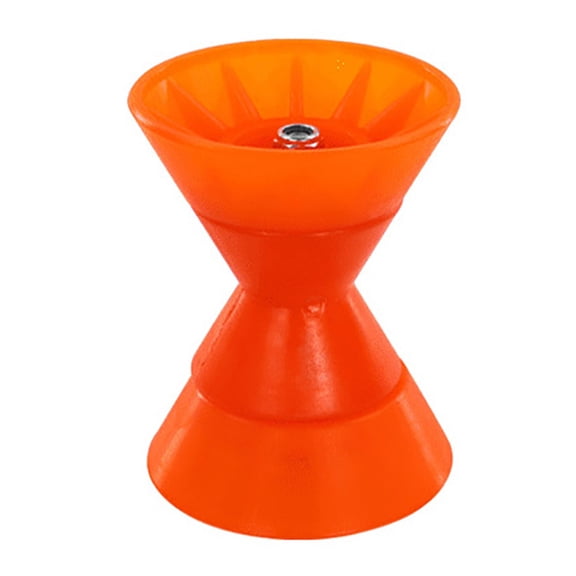 3in/4in Roller for Trailer Bracket Easy Installation Rubber Roller Trailer Stop with 1/2in Shaft Accessory