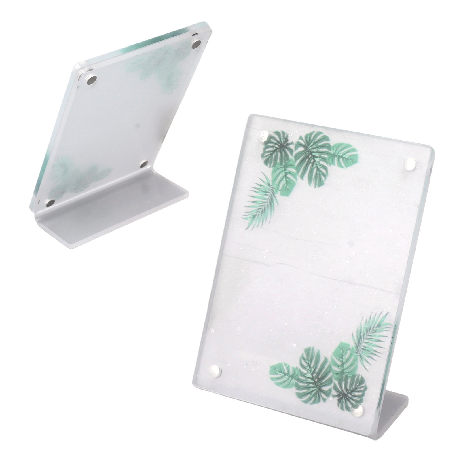 3in Acrylic Picture Frames, L Shape Picture Frames, Stand In Desk Table, For 3in Photo, Star