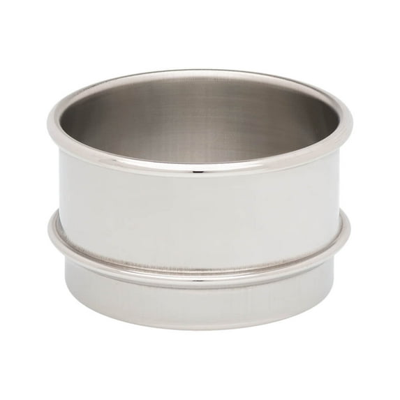 3in All Stainless Extended Rim Pan, Full-Height