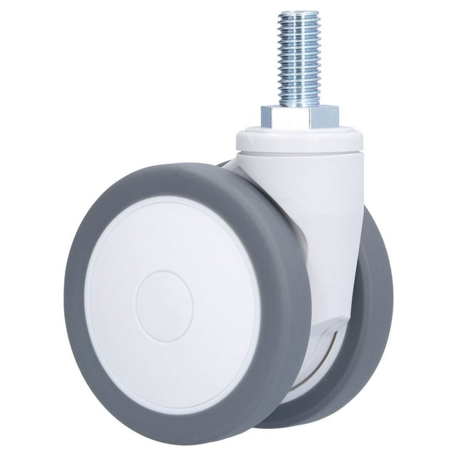 3in Caster Wheel TPR Universal Wheels with M12 Threaded Stem Office