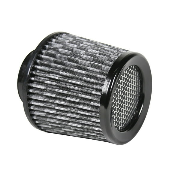 3in High 76mm Flow Inlet Cold Air Intake Cone Replace CarbonFiber Dry Air Filter