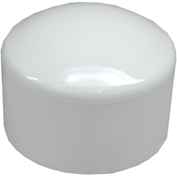 3in. PVC Slip Cap PVC Slip Cap - White - 3 in. - Ideal for Cold Water Applications