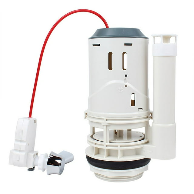 3in Toilet Cistern Flush Valve Overflow Lever Operated Dual Flush For 2-Piece Tank