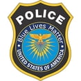 thumbnail image 1 of 3in x 3.75in Blue Lives Matter Sticker Police Support Political, 1 of 1