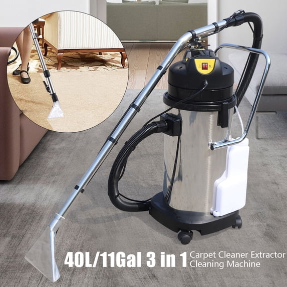 3in1 40L Commercial Carpet Cleaning Machine,Vacuum Cleaner Extractor