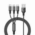 thumbnail image 1 of 3in1 Fast USB Charging Cable Universal Multi Function Cell Phone Charger Cord That Are Good for You Note 10 Charging Cable 10ft Charging Cable Gl300 Case Recording Sign for Studio Wireless, 1 of 1