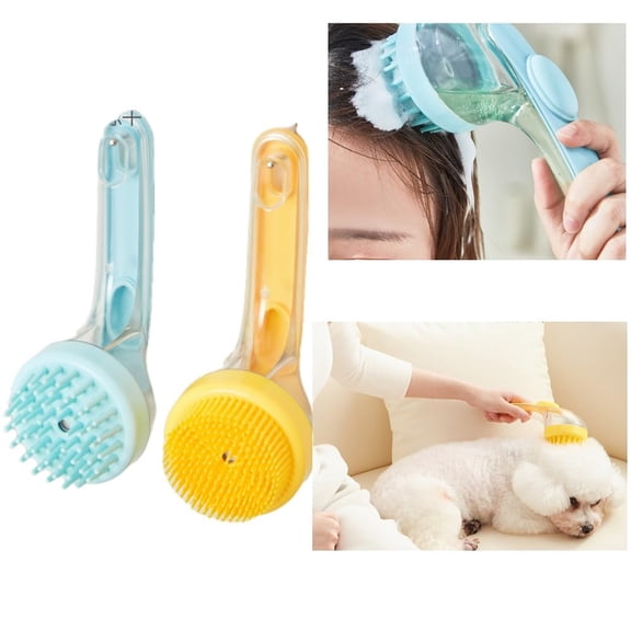 3in1 Grooming Brush for Removing Tangled and Loose Hair, Multifunctional Pet Brush Cat Hair Brush, Water Brush for Dogs Spa,Pet Brush, Cat Brush Cat Spray Comb Efficient Massage 2pcs