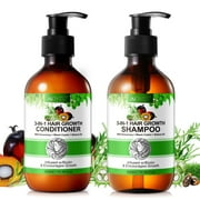 3in1 Hair Growth Shampoo/Conditioner set with Biotin ,Jamaican Black Castor Oil + Rosemary Oil + Batana oil (Shampoo and Conditioner) All Natural Ingredient