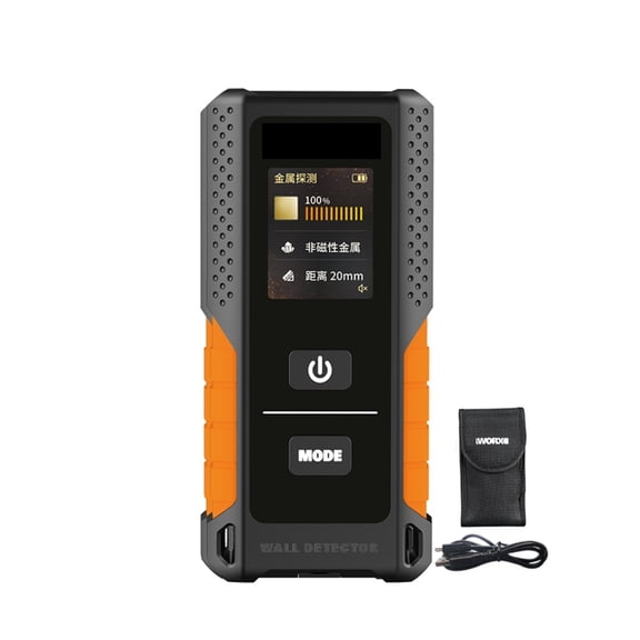 3in1 Multifunctional Detector Wall Metal Wood Cable Detector Digital Color Display USB Voice Broadcast ,Accurate and Quick