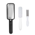 thumbnail image 1 of 3in1 Professional Foot File Callus Remover,  Foot Rasp Stainless Steel ， Dual Sided Foot File and Small Foot File,Pedicure Foot File Set for Dead/Hard Skin, 1 of 4