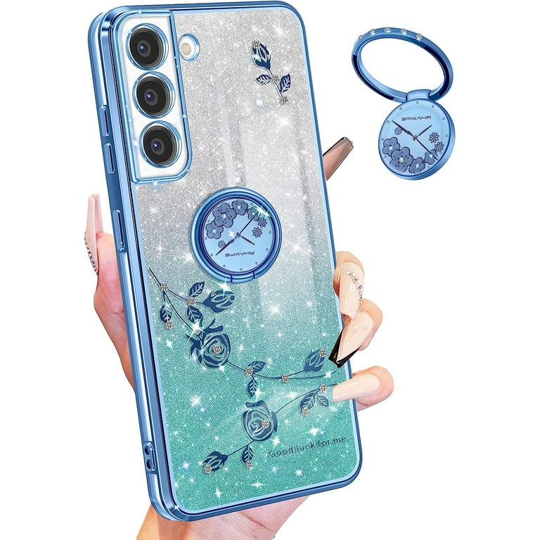 3in1 for Samsung Galaxy S22 Phone Case Glitter Sparkly for Women