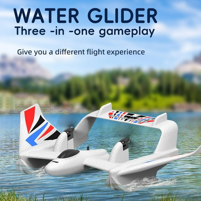 3in1 Water Land Remote Control Airplane 2.4GHz Gyroscope Remote Control