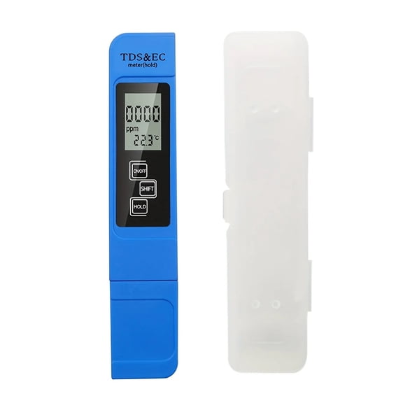 3in1 Water Quality Detection Pen Household Drinking Water Purity EC Meter High Accuracy TDS Meter 0-9990ppm Digital Water Tester