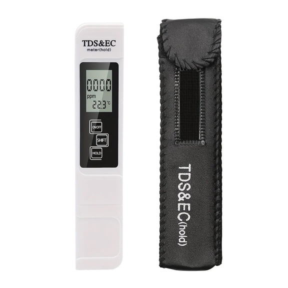 3in1 Water Quality Detection Pen Household Drinking Water Purity EC Meter High Accuracy TDS Meter 0-9990ppm Digital Water Tester