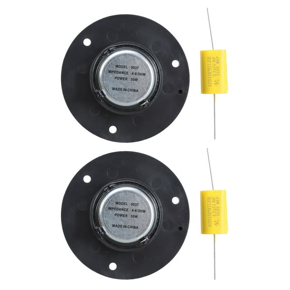3inch 30W 74mm Tweeter Speakers Set with Silk Film Domes 25Core Loudspeaker for Enhanceds High Fidelitys Sound