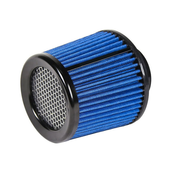 3inch 76 mm Cold Air Intake Cone Replacement Dry Air Filter High Flow Inlet Blue