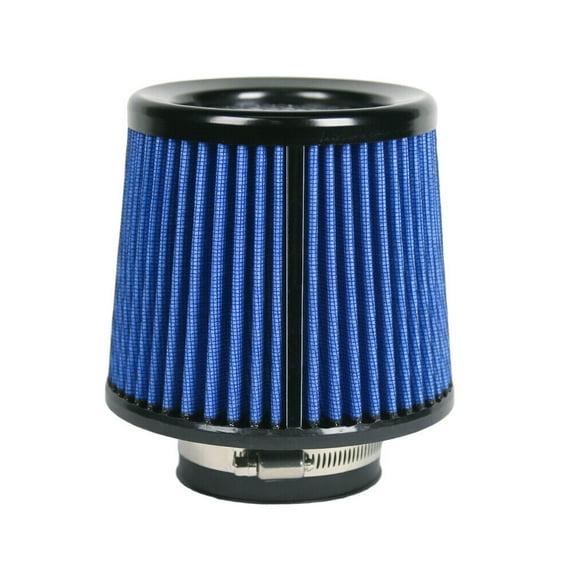 3inch 76mm Cold Air Intake Cone Replacement Dry Air Filter High Flow Inlet Blue
