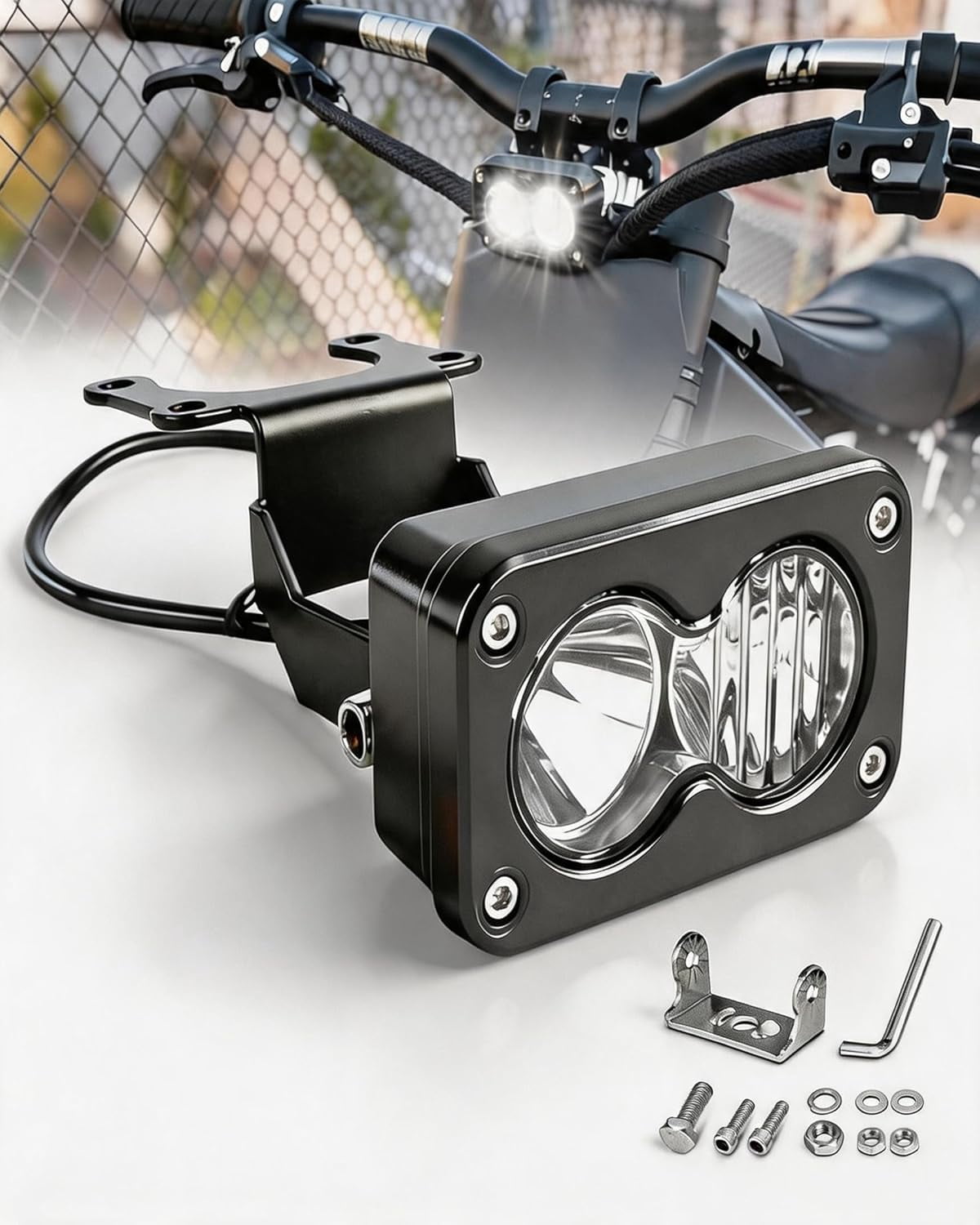 3" Plug & Play LED Headlight Kit Combo Beam for Talaria Sting Sur-Ron Segway X260
