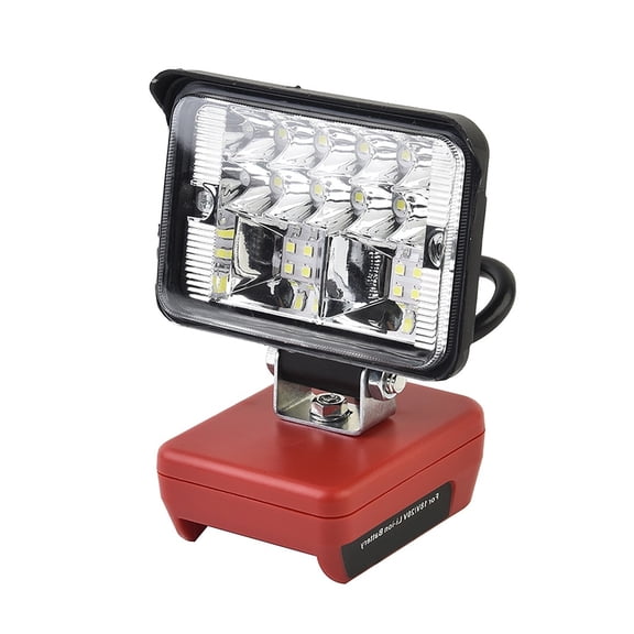 3inch Wireless LED Work Light Spotlight For 18~ 20V 12W Lithium Batteries 18 LED Super Bright Work Lights Camping Lamp