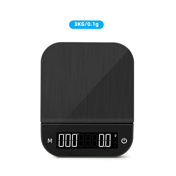 3kg 5kg/0.1g Touch Screen Drip Coffee Scale With Timer High Precision LCD Digital Electronic Scales Precise Graduation