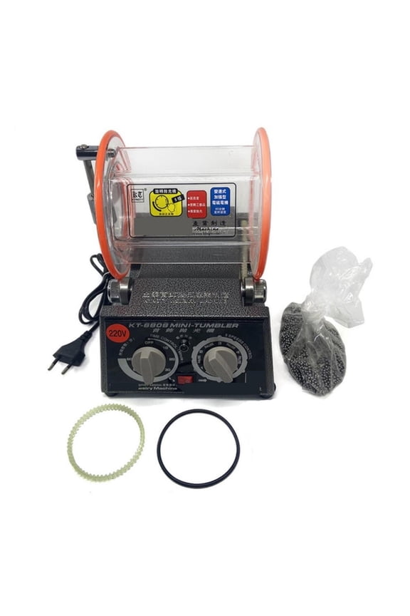 3kg Drum Polishing Machine, Jewelry Rotary Tumbler, Tumbling Mini-Tumbler Rotary Tumbler Polishing Machine Jewelry Polisher ,Motion Detection