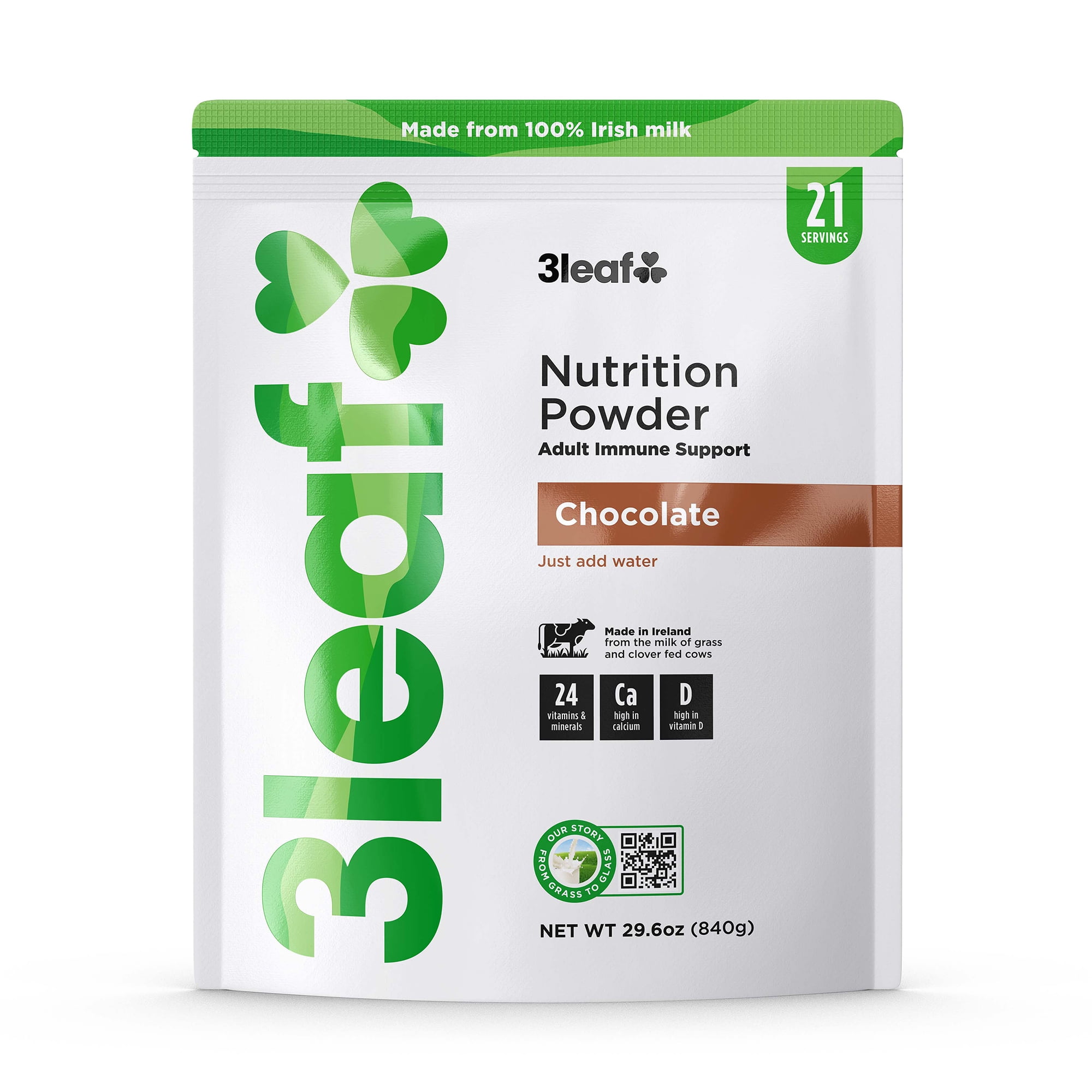 3leaf Nutrition Powder Chocolate Whole Milk Powdered Milk for