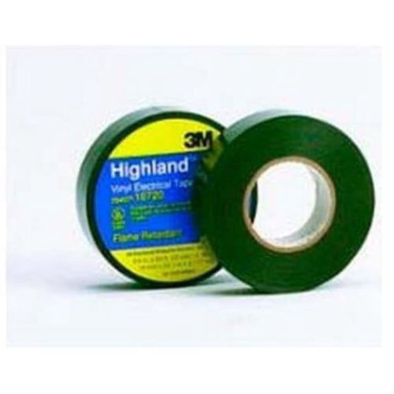 3m 06138 Highland Vinyl Plastic Electrical Tape, 3/4" x 66'