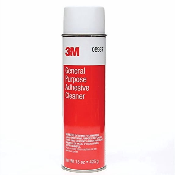 3M General Purpose Adhesive Cleaner, 08987, Removes Adhesive Residue, Gentle On Paint/Vinyl/Fabric, 15 fl oz