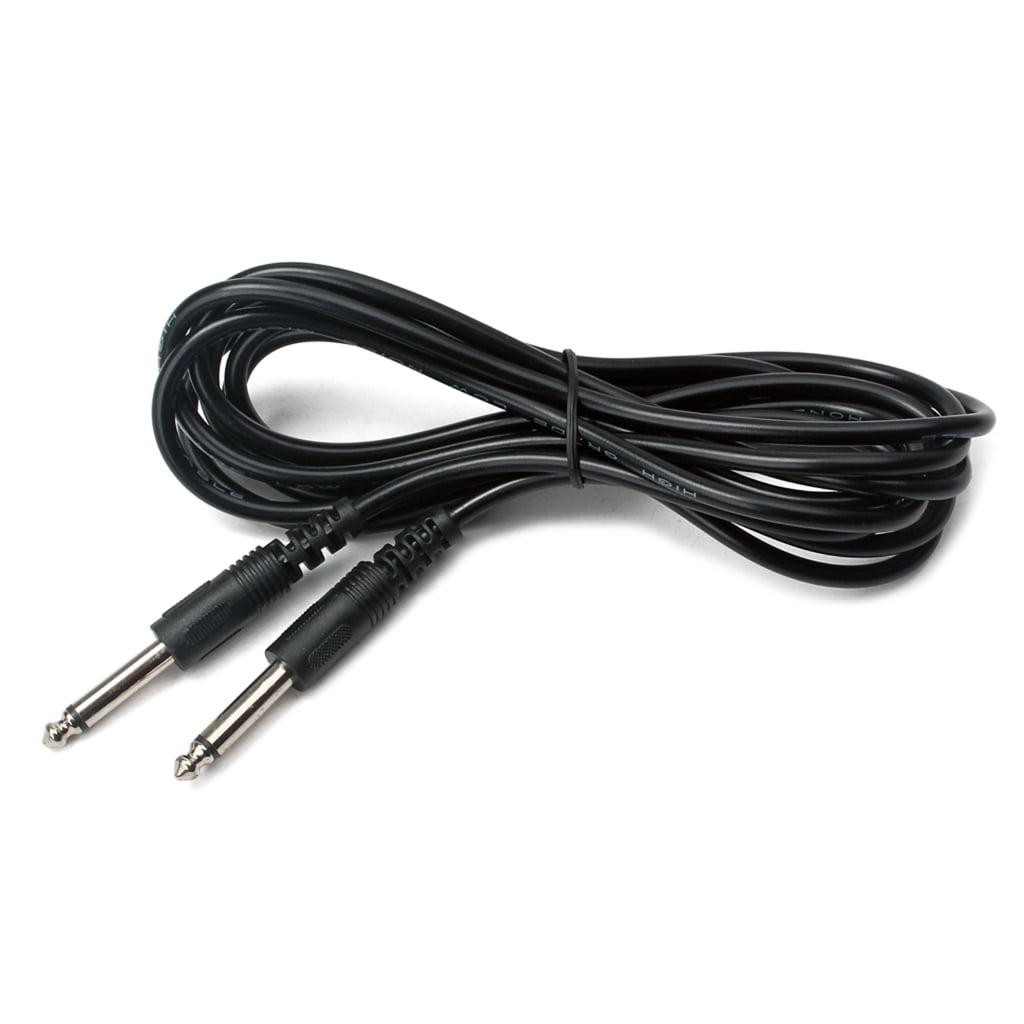 3m 10ft Long 6.35mm Mono to 6.35mm Mono Plug Guitar Amplifier Cable for Guitar