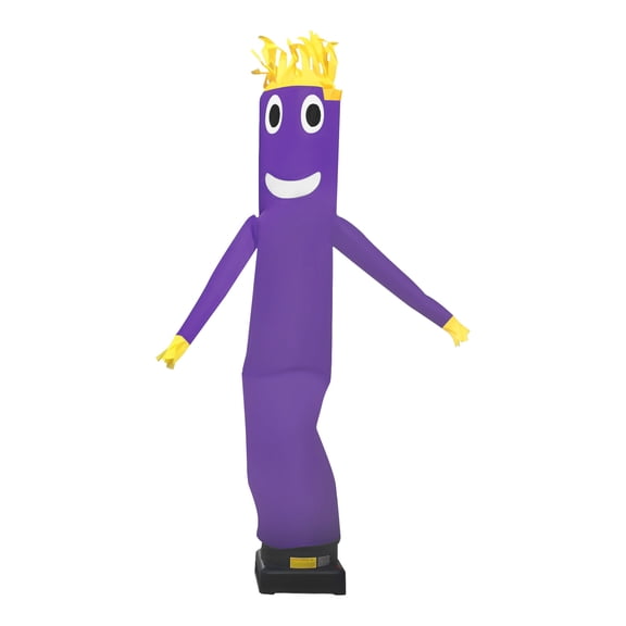3m / 10ft Purple Advertising Inflatable Tube Men Waving Inflatable Tube Guy, Blow Up Giant Waving Arm