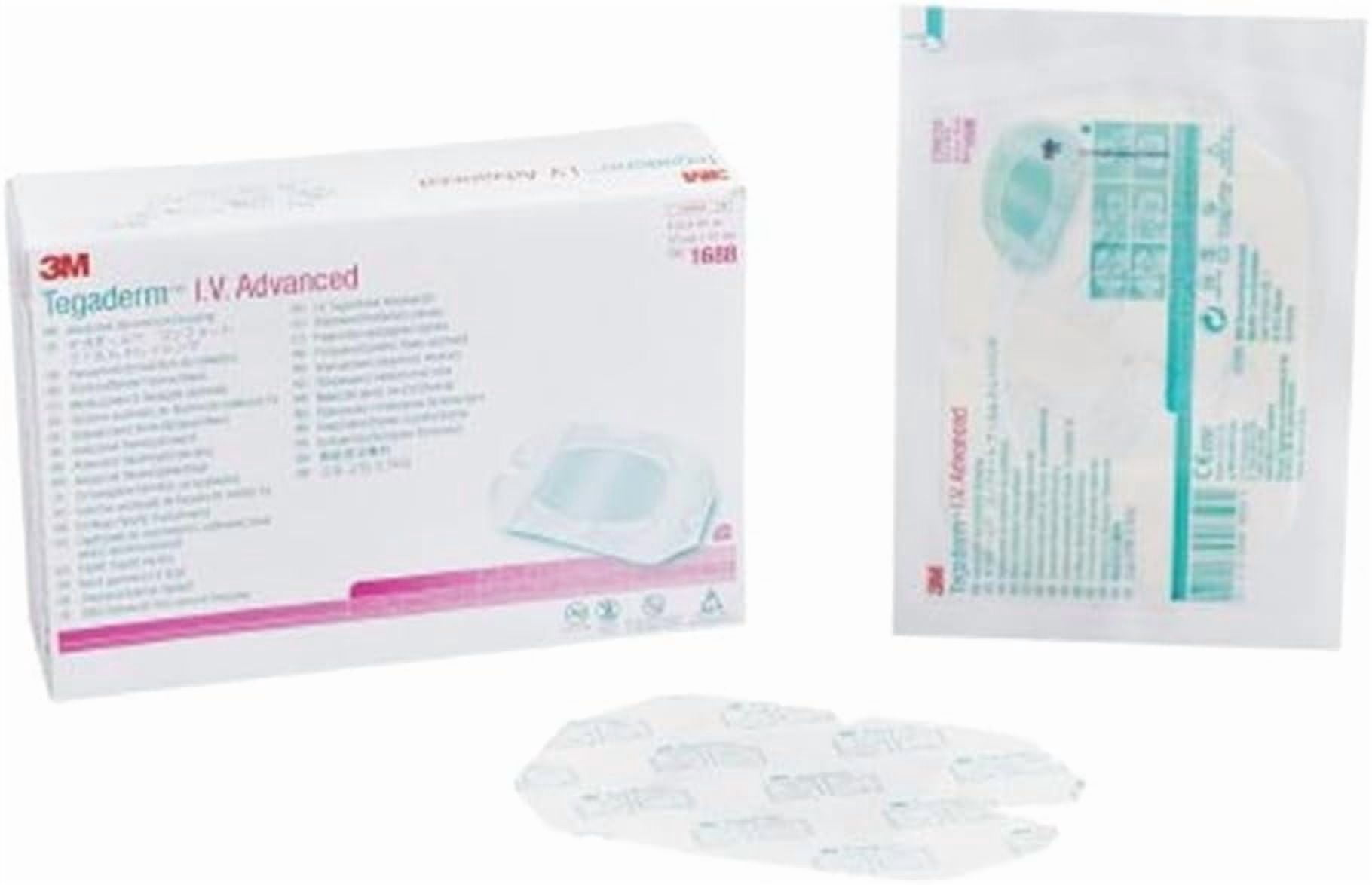 Vip Scale 3m 3m 1688 Tegaderm IV Advanced Dressing, 4 in. x 4 3/4 in. (Each ...