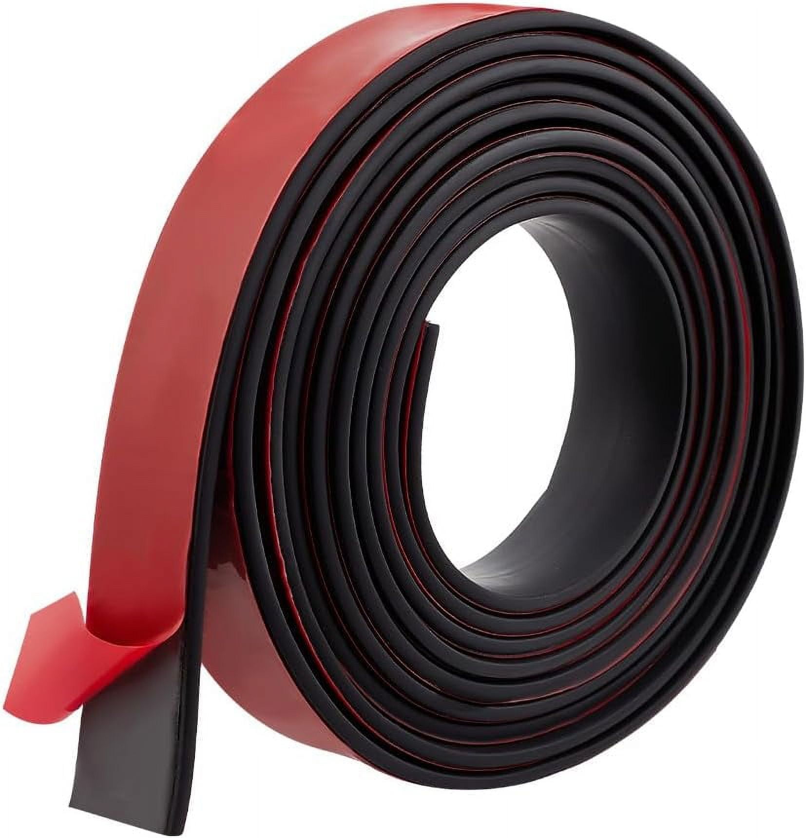 3m/3.3 Yards Black Adhesive Rubber Strips 1 Inch Wide Neoprene Rubber ...