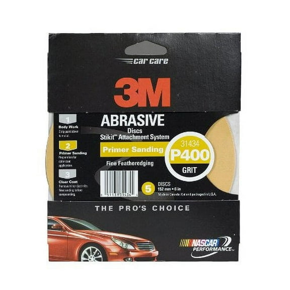 3m 31434 6" 3m Stikit Gold Disc - 5 Discs Per Pack