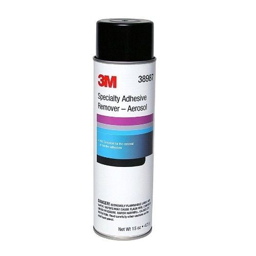 3M 38987 Specialty Adhesive Remover, Liquid, Transparent, 15 oz. Aerosol Can