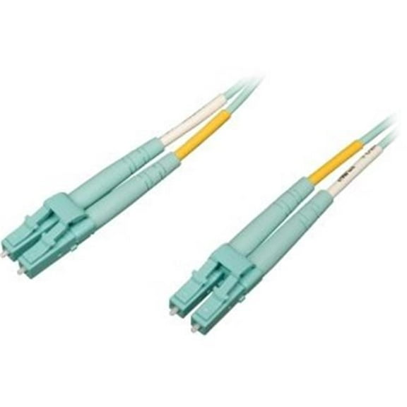 3m 40-100gb Multimode Fiber 50-125 Om4 Lszh Patch Cable Lc-lc Aqua 10